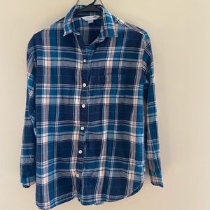 Boyfriend style lightweight flannel